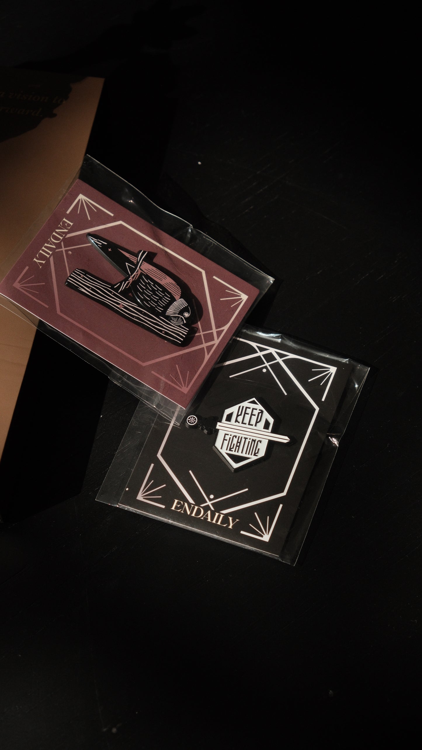 Keep Fighting Enamel Pin